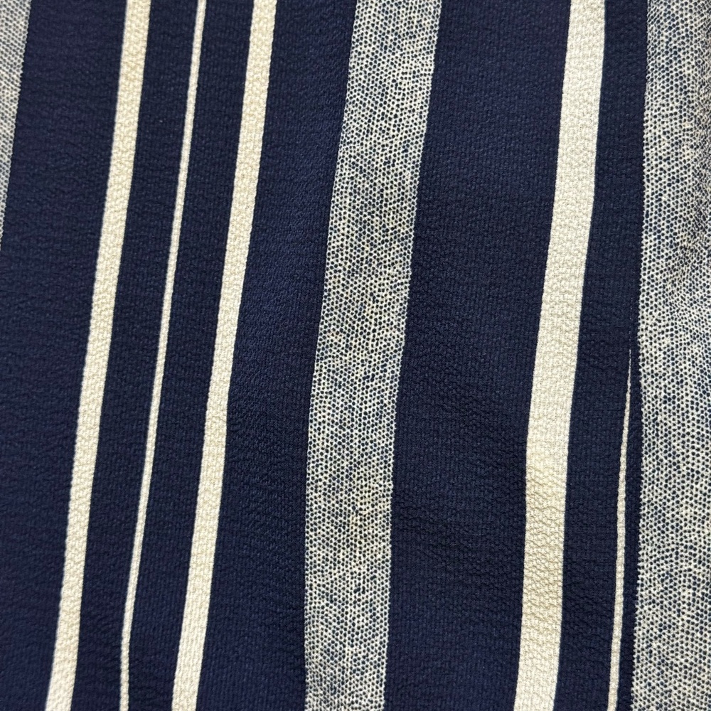 Monteau Los Angeles Striped Navy and White Jumpsuit XS - Picture 3 of 5